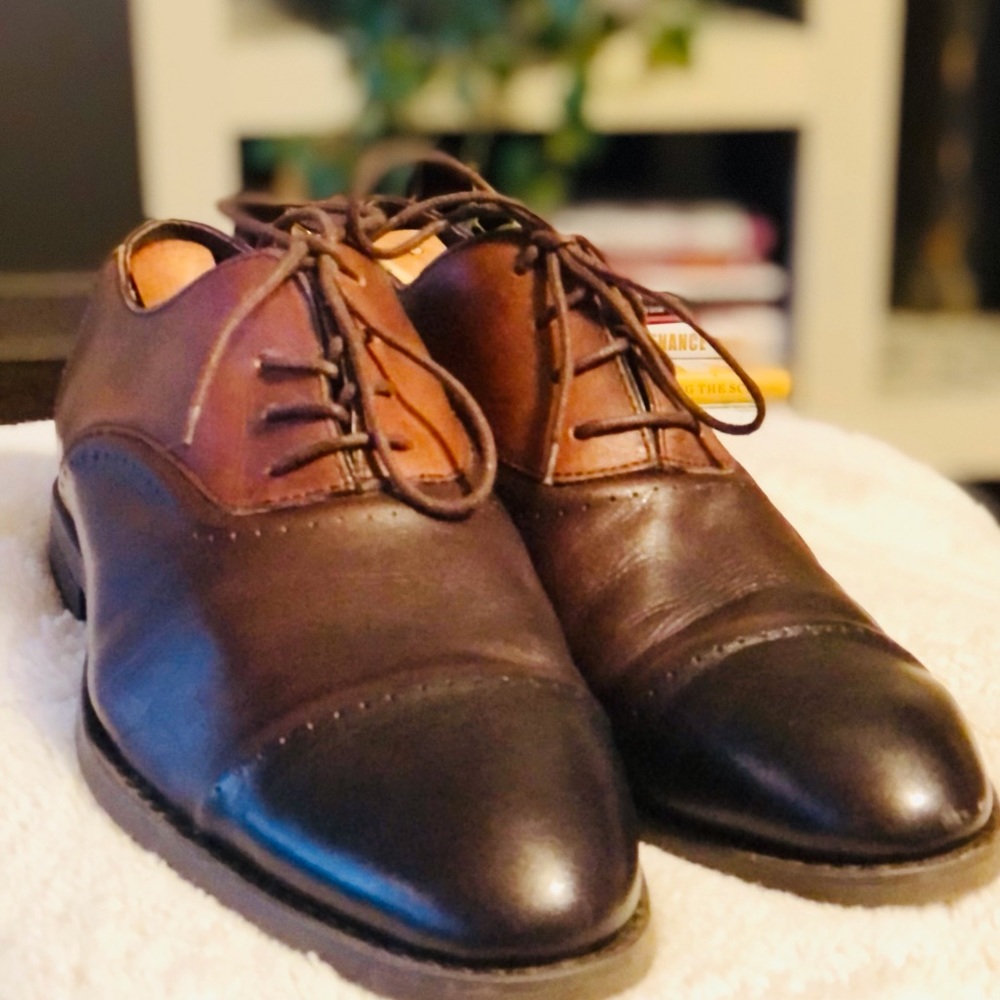 FEATURED SALE: CHARLES JOURDAN Nathan Limited Edition Two-toned Oxford Shoes